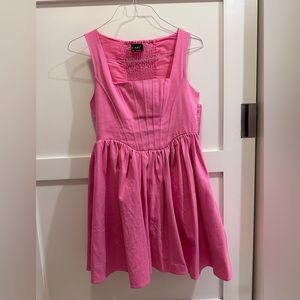 Barbie pink corset dress